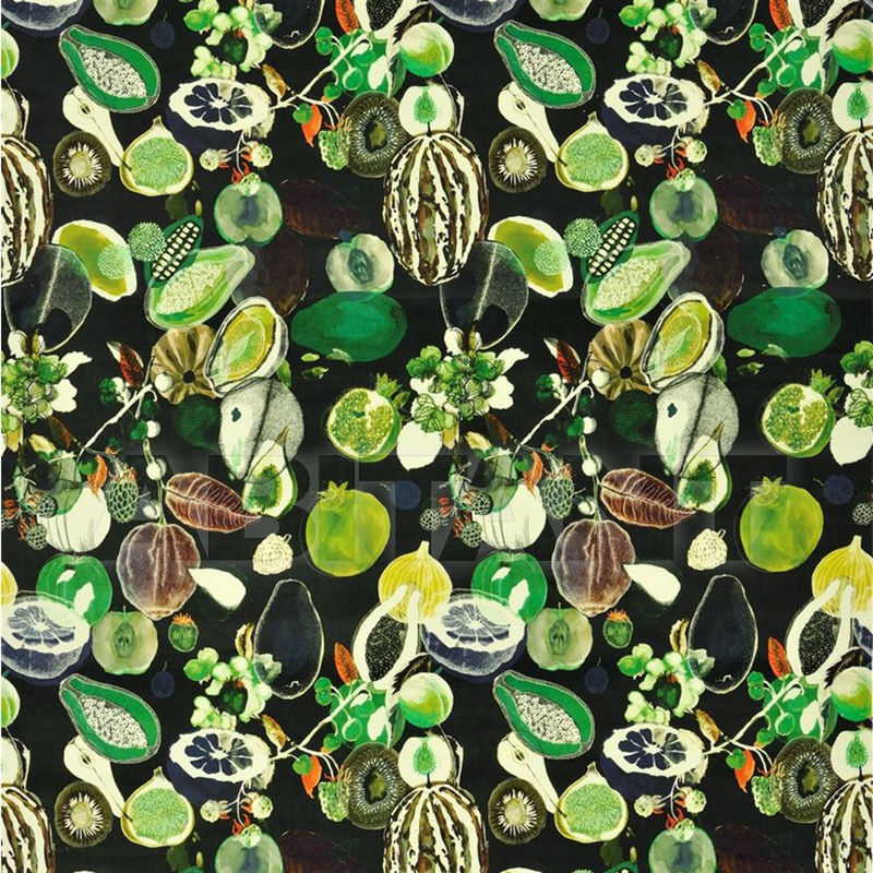 Купить Интерьерная ткань SOFT MANAOS - ONYX Designers Guild Nouveaux Mondes Fabrics FCL2273/01