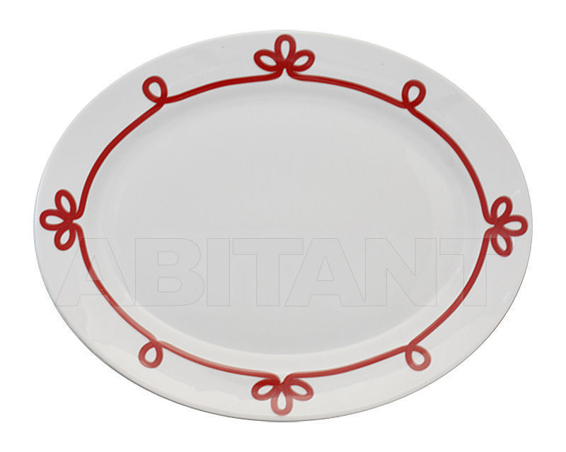 Купить Блюдо Haviland Brandebourg rouge T102690042813F