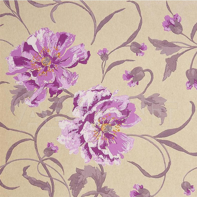 Купить Флизелиновые обои HAMPTON GARDEN FLEUR VIOLET Casamance HAMPTON GARDEN 9330202