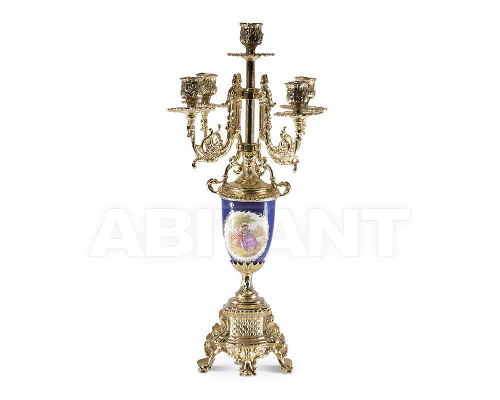 Купить Подсвечник Olympus Brass snc di Alberti W. Black 449 p