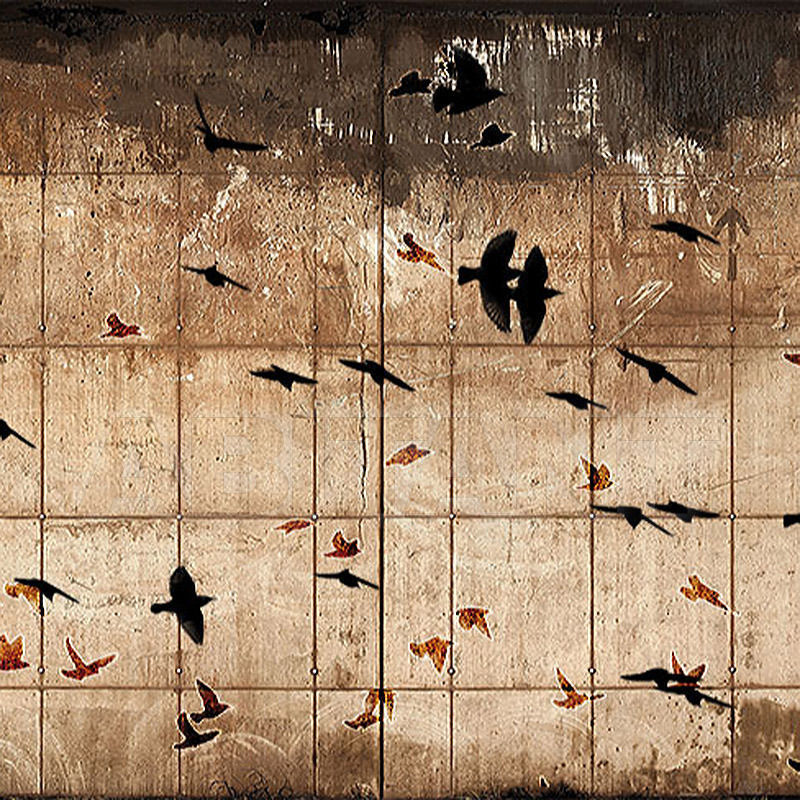 Купить Бумажные обои Concrete Swarm LondonArt - Grafika S.r.l.  ICON 12 CS 01