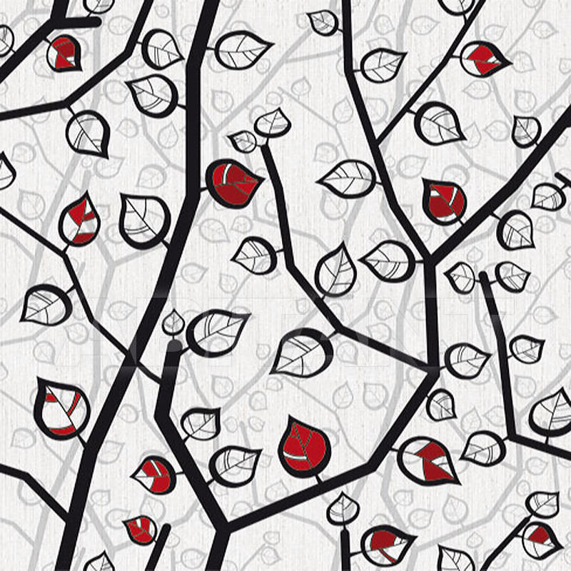 Купить Бумажные обои Red Leaves LondonArt - Grafika S.r.l.  EDEN 12 RL 01