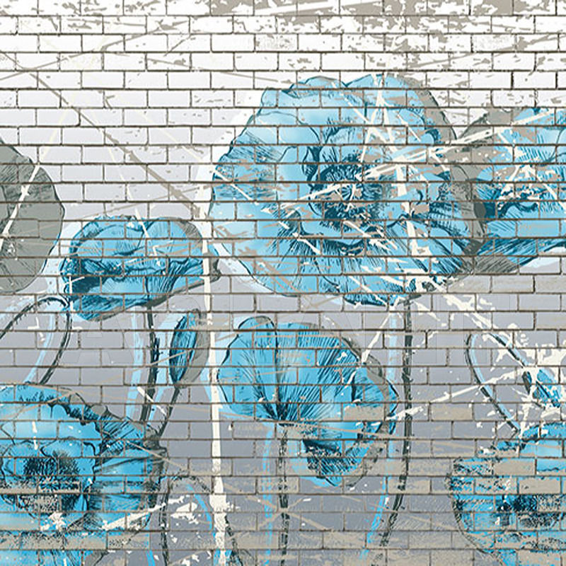 Купить Бумажные обои Facing Flowers  LondonArt - Grafika S.r.l.  EDEN 12 FF 01