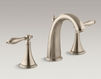 Смеситель для раковины Finial Traditional Kohler 2015 K-310-4M-BN Современный / Скандинавский / Модерн