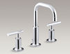 Смеситель для раковины Purist Kohler 2015 K-14406-4-BGD Минимализм / Хай-тек