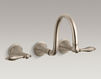 Смеситель настенный Finial Traditional Kohler 2015 K-T343-4M-CP Классический / Исторический / Английский