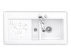 Раковина накладная SUBWAY 60 Villeroy & Boch Kitchen 6712 02 i5 Современный / Скандинавский / Модерн