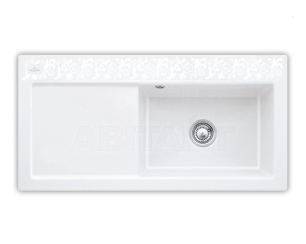 Купить Раковина накладная SUBWAY 60 XL Villeroy & Boch Kitchen 6719 01 KT