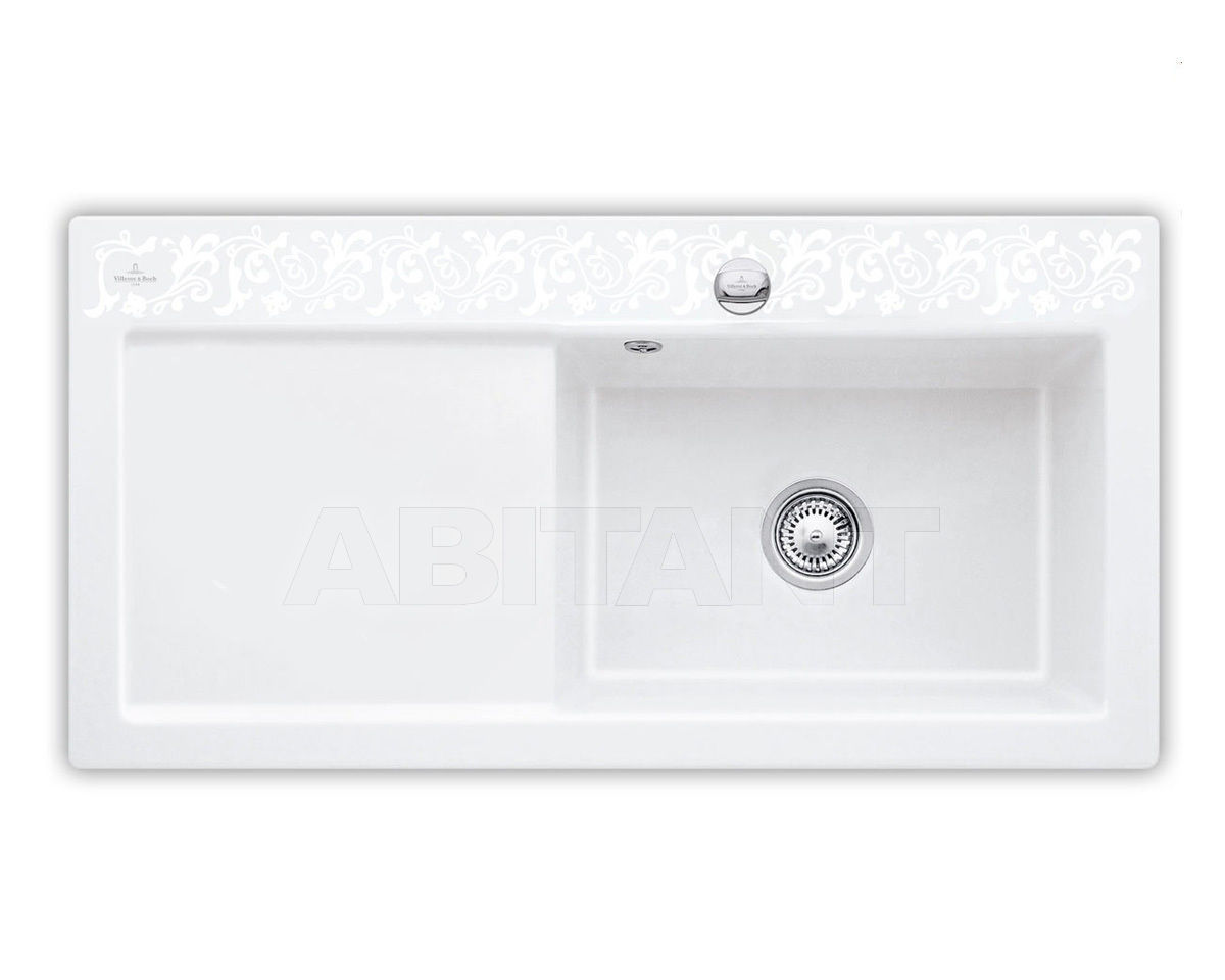 Купить Раковина накладная SUBWAY 60 XL Villeroy & Boch Kitchen 6719 02 KT
