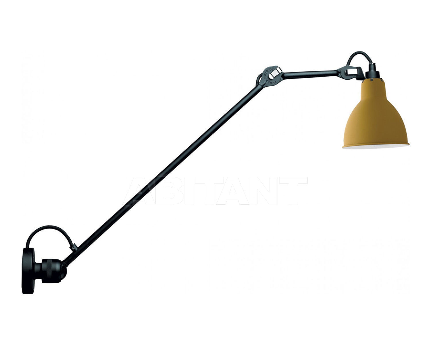 Купить Светильник настенный La Lampe Gras by DCW éditions GRAS LAMPS 304 L 60 BL-YELLOW