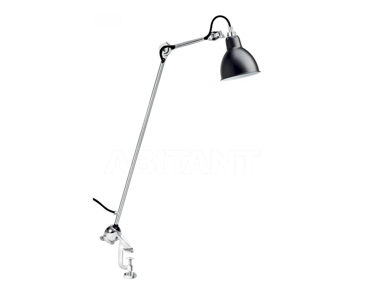 Купить Лампа настольная La Lampe Gras by DCW éditions GRAS LAMPS 201 CH-BL ROUND