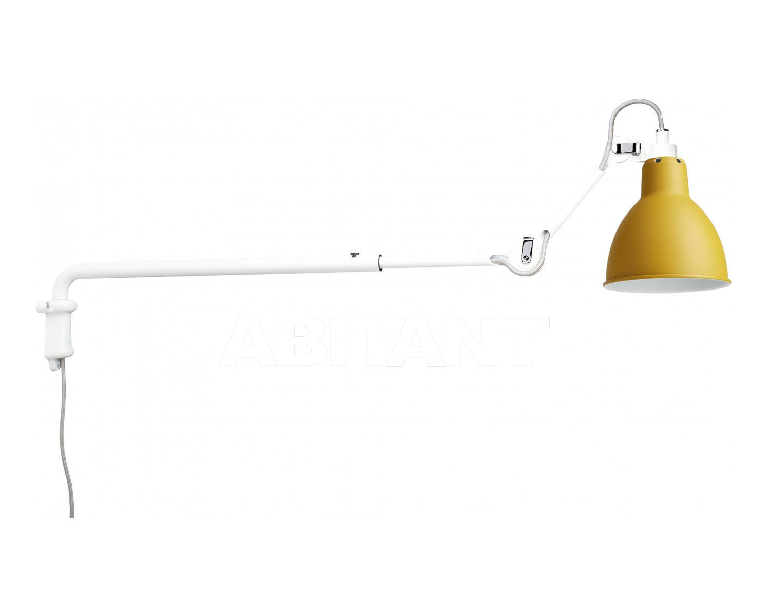 Купить Светильник настенный La Lampe Gras by DCW éditions GRAS LAMPS 203 WH-YELLOW