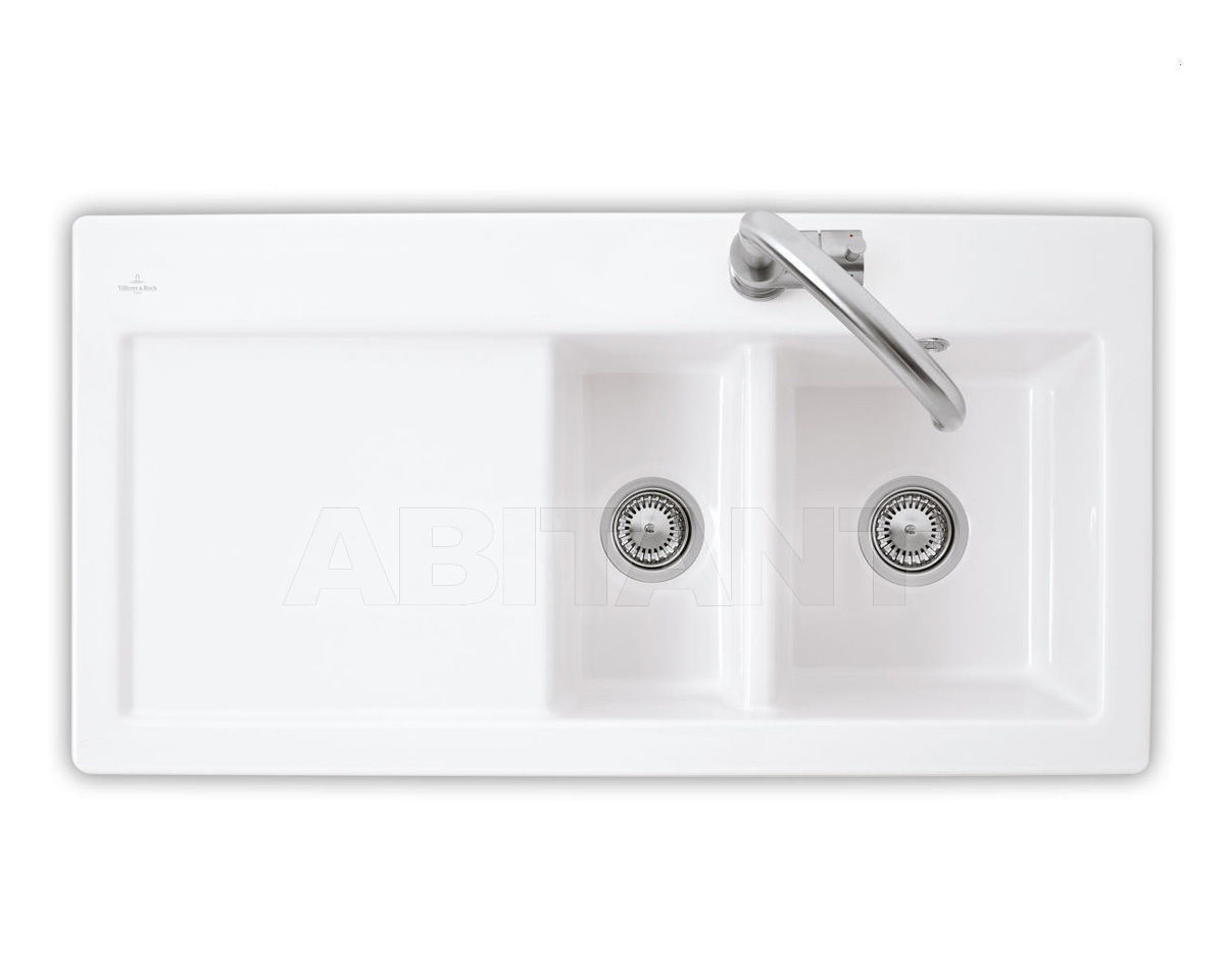 Купить Раковина накладная SUBWAY 60 XR Villeroy & Boch Kitchen 6721 01 KG