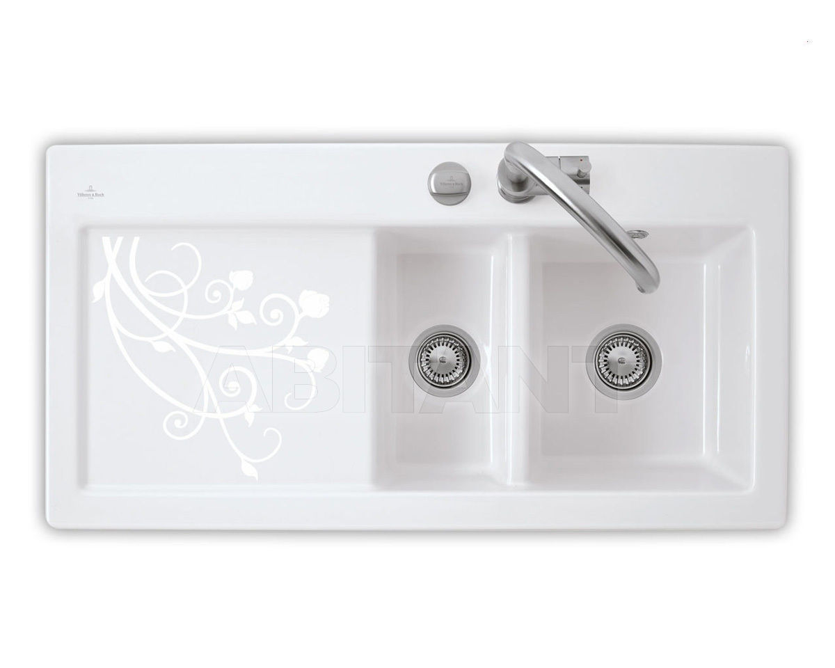 Купить Раковина накладная SUBWAY 60 XR Villeroy & Boch Kitchen 6721 02 KW