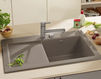 Раковина накладная SUBWAY 45 Villeroy & Boch Kitchen 6714 02 KW Современный / Скандинавский / Модерн