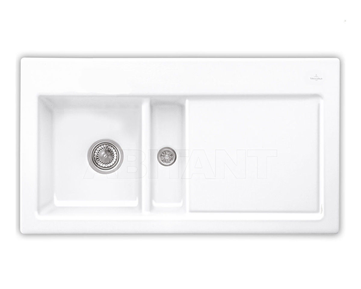 Купить Раковина накладная SUBWAY 45 Villeroy & Boch Kitchen 6773 01 KG