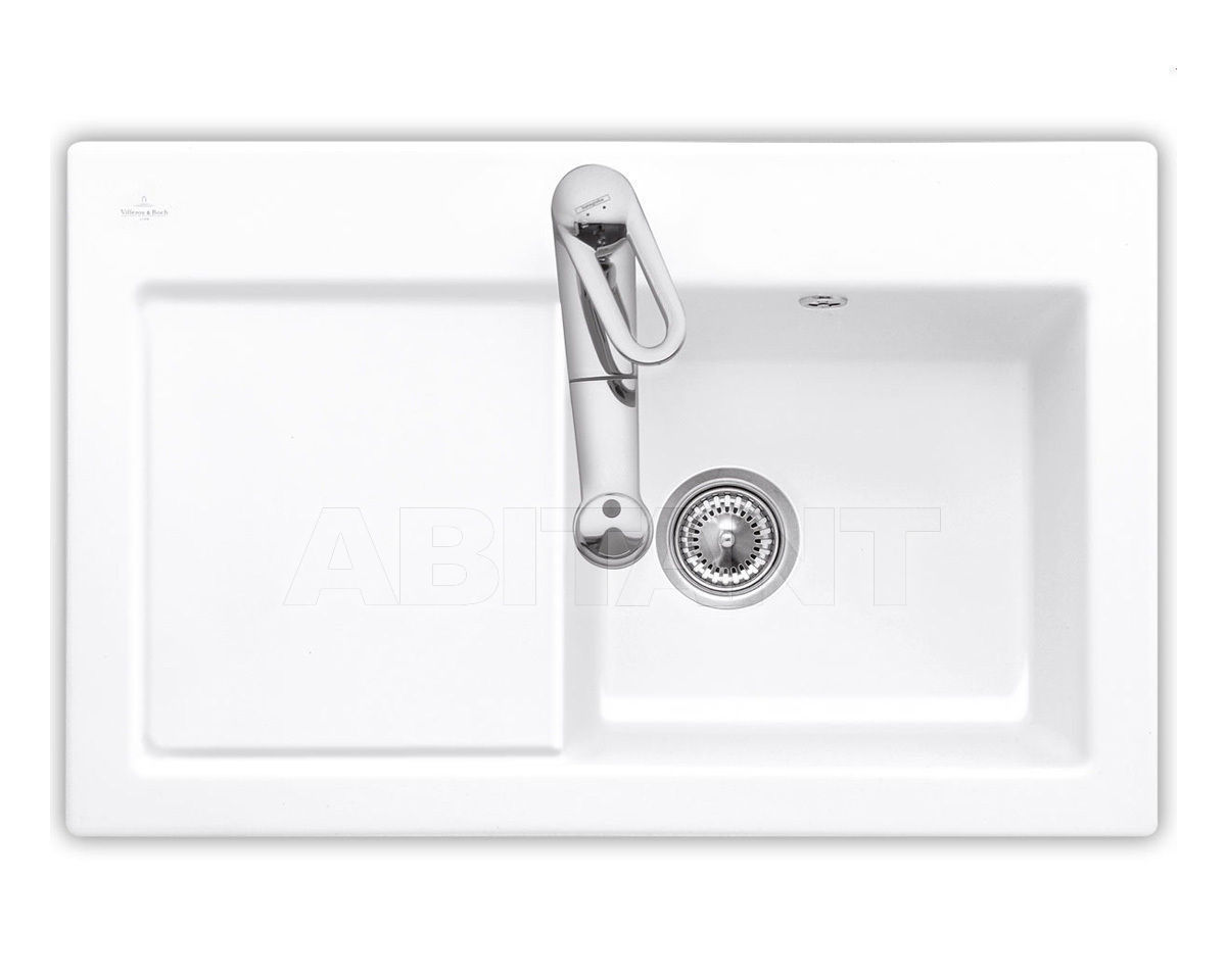 Купить Раковина накладная SUBWAY 45 Villeroy & Boch Kitchen 6714 01 KG