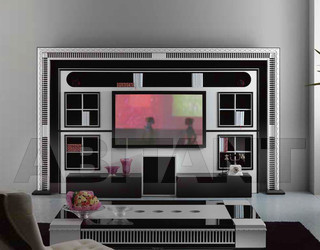 Модульная система Vismara Design Art Deco THE WALL - HOME CINEMA ART DECO