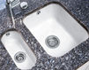 Раковина накладная CISTERNA 45 Villeroy & Boch Kitchen 6704 02 S5 Современный / Скандинавский / Модерн