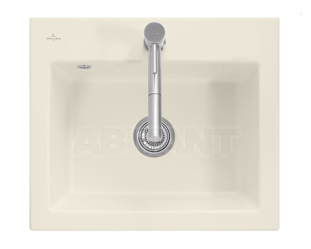 Купить Раковина встраиваемая SUBWAY 60 S FLAT Villeroy & Boch Kitchen 3309 1F FU