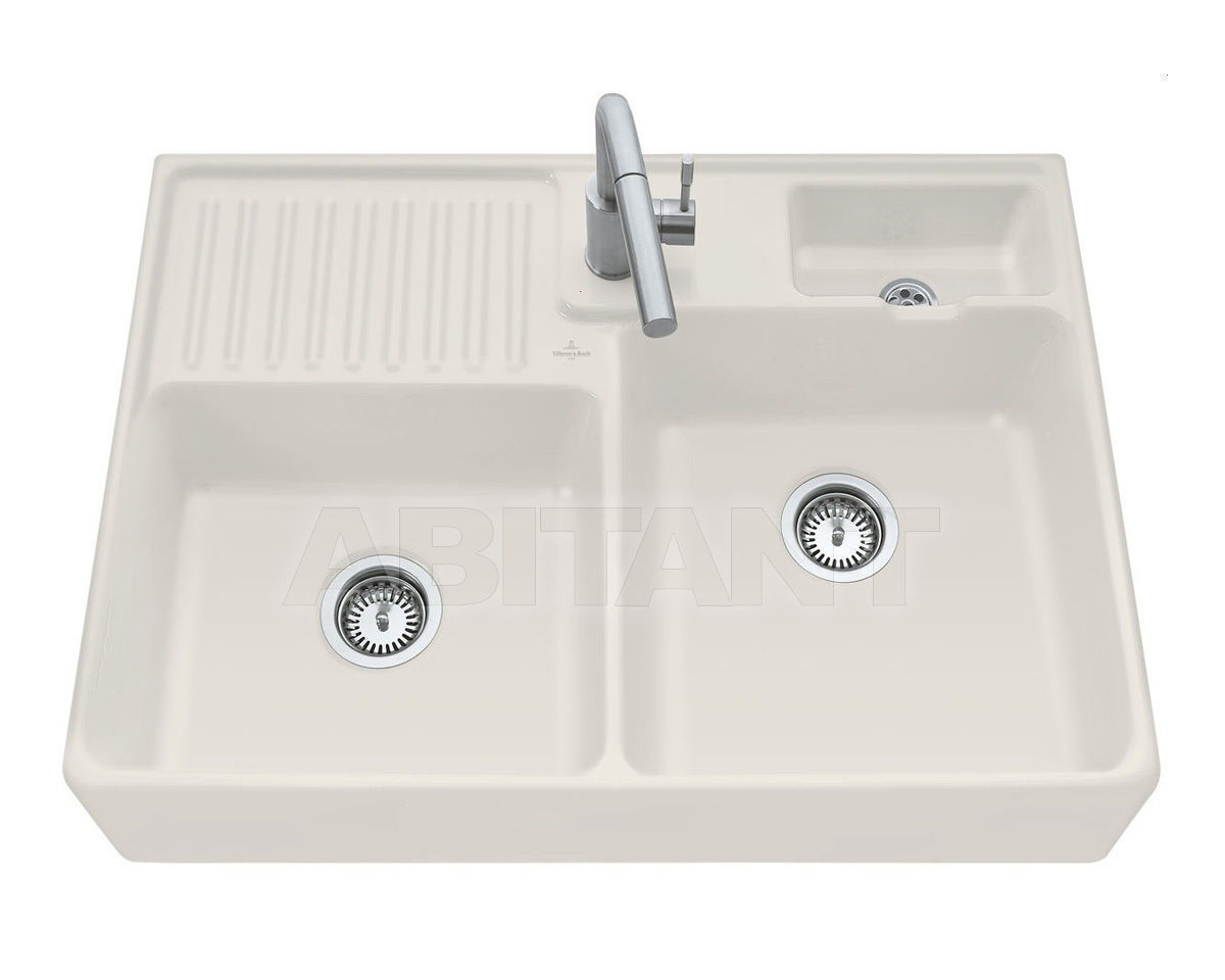 Купить Раковина встраиваемая DOUBLE-BOWL SINK Villeroy & Boch Kitchen 6323 91 KR