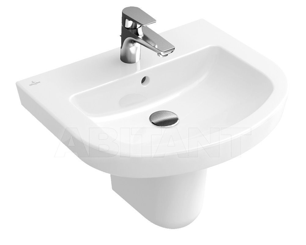 Купить Раковина подвесная SUBWAY 2.0 Villeroy & Boch Bathroom and Wellness 7114 65 + 7264 00