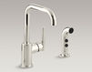 Смеситель для кухни Purist Kohler 2015 K-7511-BL Современный / Скандинавский / Модерн