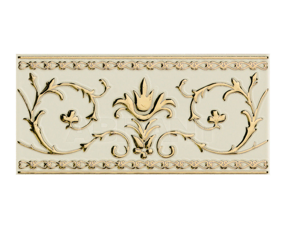 Купить Фриз GRAND ELEGANCE GOLD Petracer's Ceramics Pregiate Ceramiche Italiane B NARCIS A 08