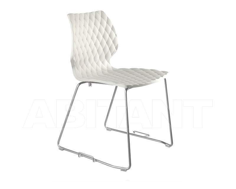 Купить Стул Metalmobil Uni 2013 552-G CRS+WHITE