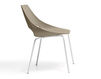Стул ECHO Metalmobil Light_Collection_2015 151 CR+WHITE Современный / Скандинавский / Модерн