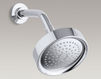 Лейка душевая настенная Purist Kohler 2015 K-965-AK-BN Современный / Скандинавский / Модерн