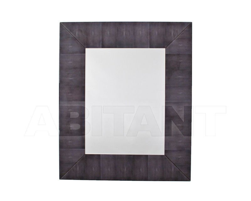 Купить Зеркало настенное Dark Grey Shagreen Pusha Chelsea Interiors 8114