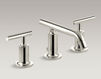 Смеситель для раковины Purist Kohler 2015 K-14410-4-BN Современный / Скандинавский / Модерн