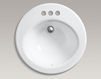 Раковина накладная Radiant Kohler 2015 K-2917-4-0 Современный / Скандинавский / Модерн