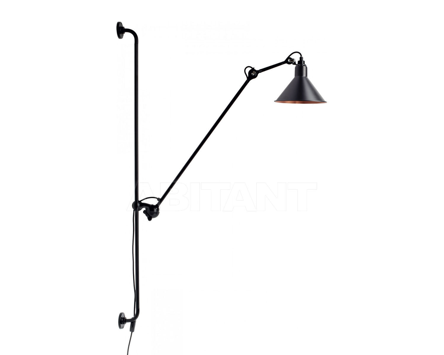 Купить Светильник настенный La Lampe Gras by DCW éditions GRAS LAMPS 214 BL-BL-COP