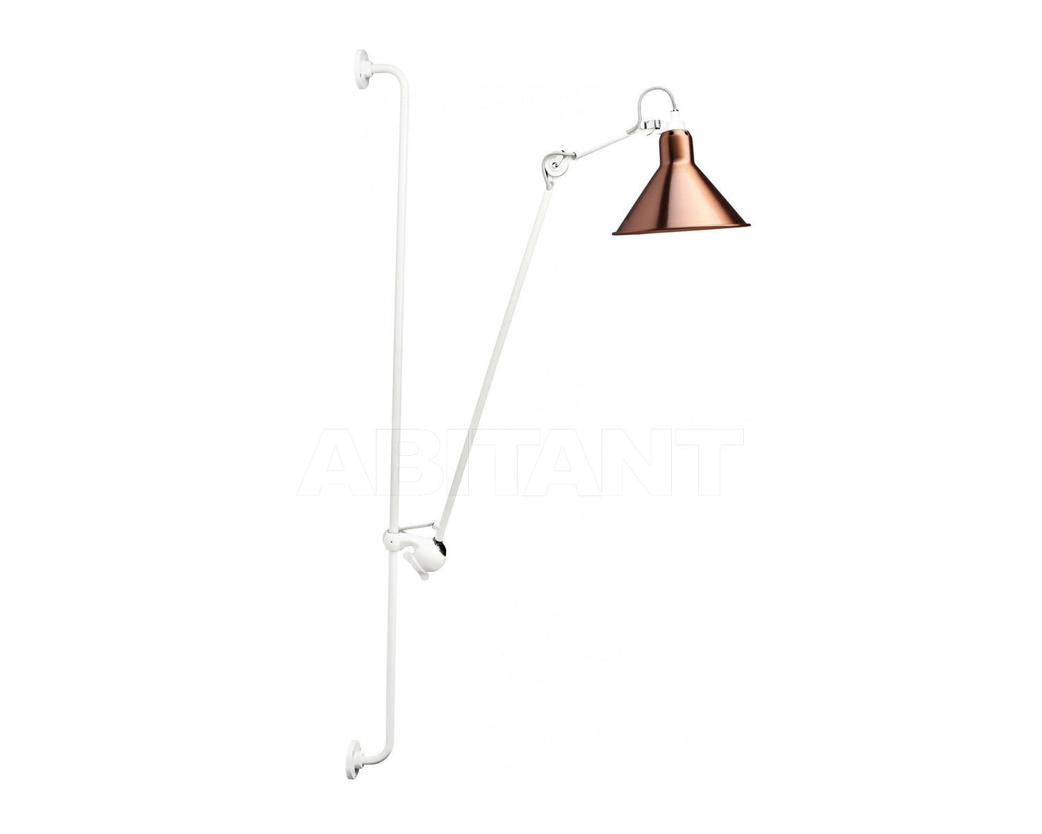 Купить Светильник настенный La Lampe Gras by DCW éditions GRAS LAMPS 214 WH-COP-WH