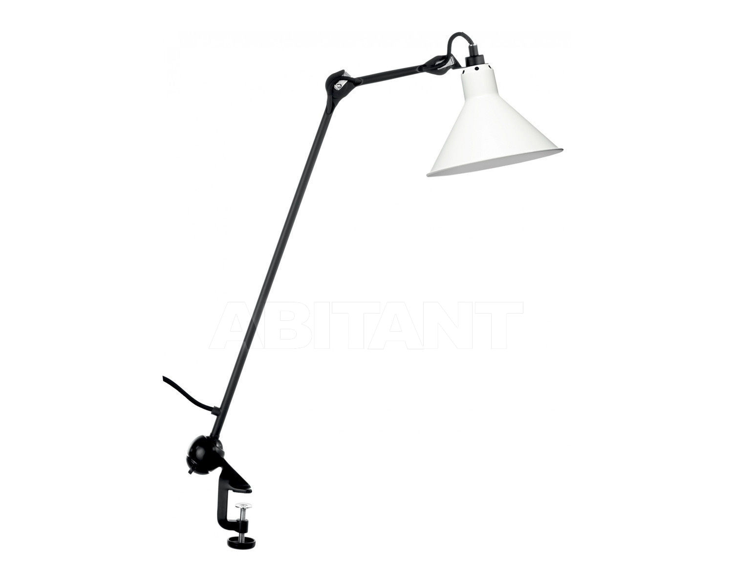 Купить Лампа настольная La Lampe Gras by DCW éditions GRAS LAMPS 201 BL-WH
