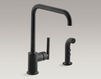 Смеситель для кухни Purist Kohler 2015 K-7508-SN Современный / Скандинавский / Модерн