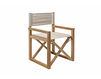 Стул с подлокотниками Venezia Il Giardino di Legno Teak Collection 0346+30346 Современный / Скандинавский / Модерн