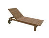 Шезлонг Ipanema Il Giardino di Legno Teak Collection 0509 BEIGE Современный / Скандинавский / Модерн