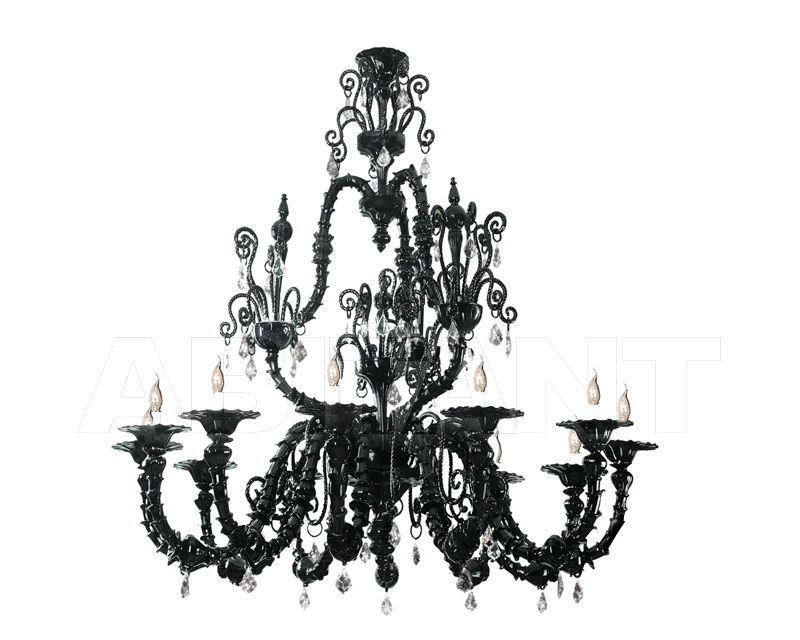 Купить Люстра Arte di Murano Lighting Classic 7416 12 Black