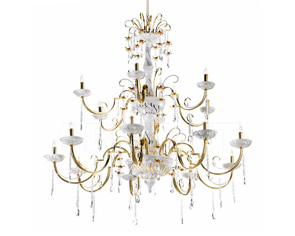 Купить Люстра Ceramiche Lorenzon  2015 LL.68/BS/SW/9+6F