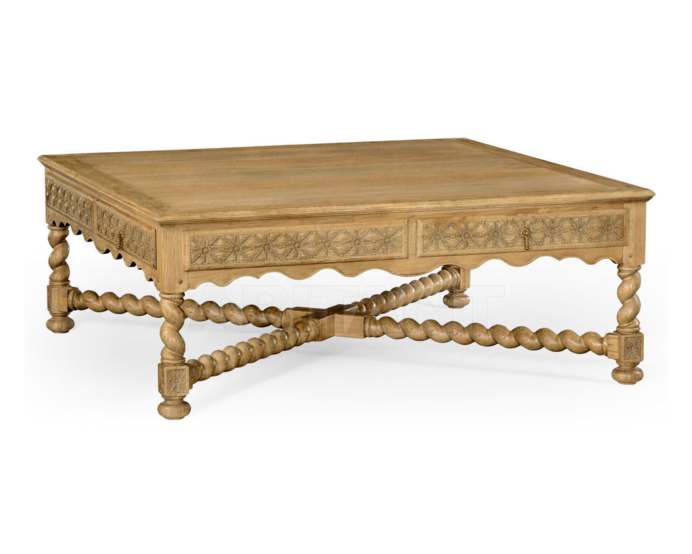 Купить Столик кофейный Jonathan Charles Fine Furniture Natural Oak 493167-LNO