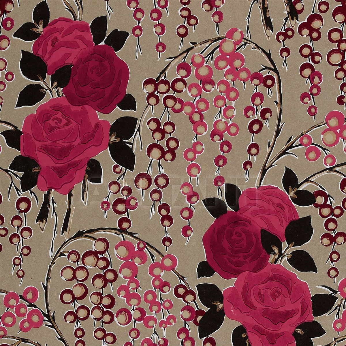 Купить Флизелиновые обои Iola Rose  Style Library Boutique Wallpapers HJO75021