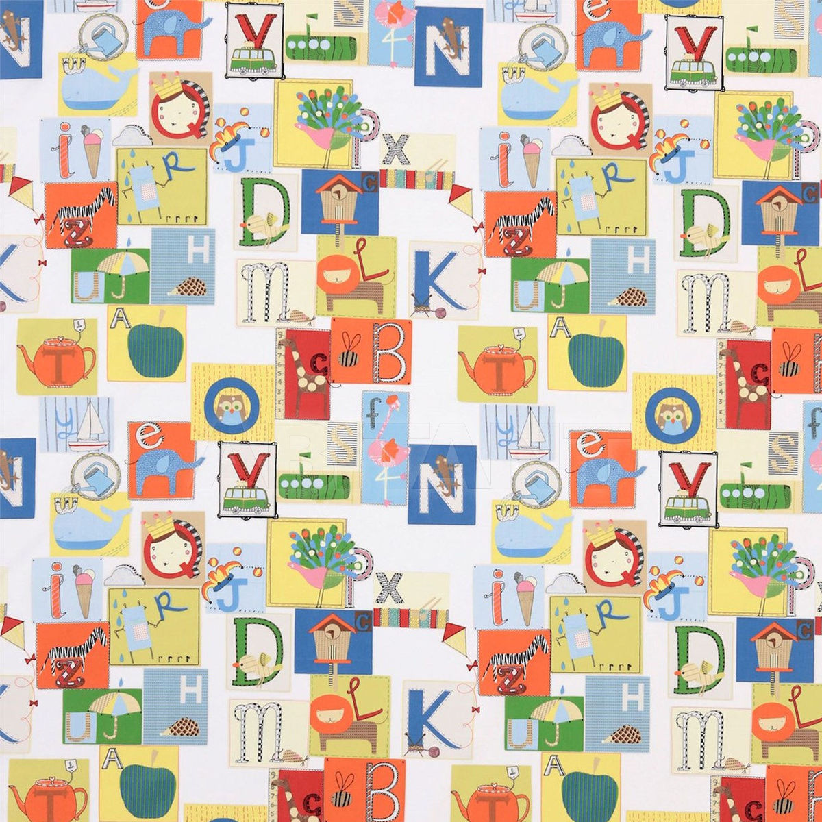 Купить Интерьерная ткань Little Letters  Style Library What a Hoot Fabrics HWO03234