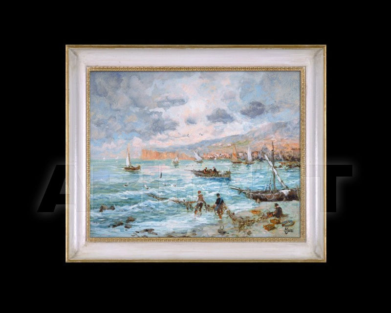 Купить Картина The fishing scene Barj - Buzzoni s.r.l. IMPRESSIONIST VIEWS 61