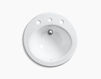 Раковина накладная Radiant Kohler 2015 K-2917-8-7 Современный / Скандинавский / Модерн
