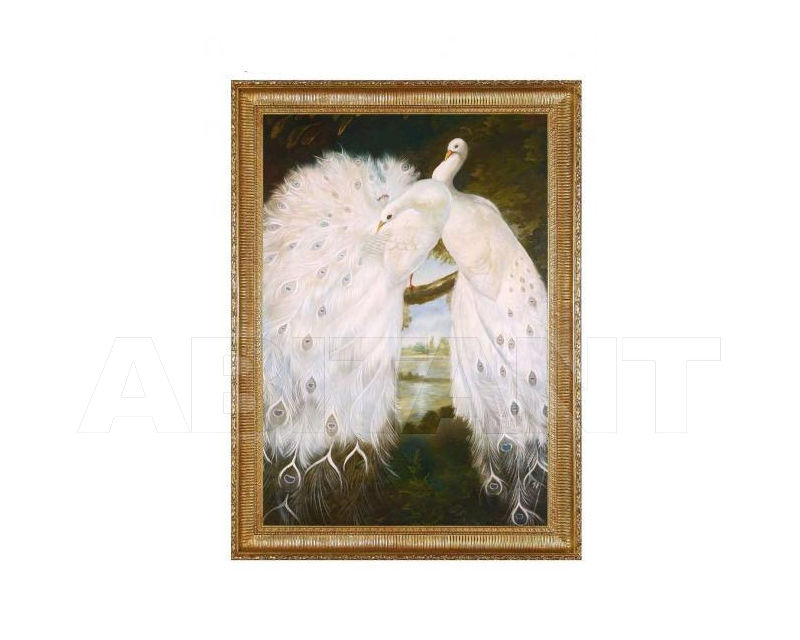 Купить Картина White peacocks dreaming Barj - Buzzoni s.r.l. Classic H2326