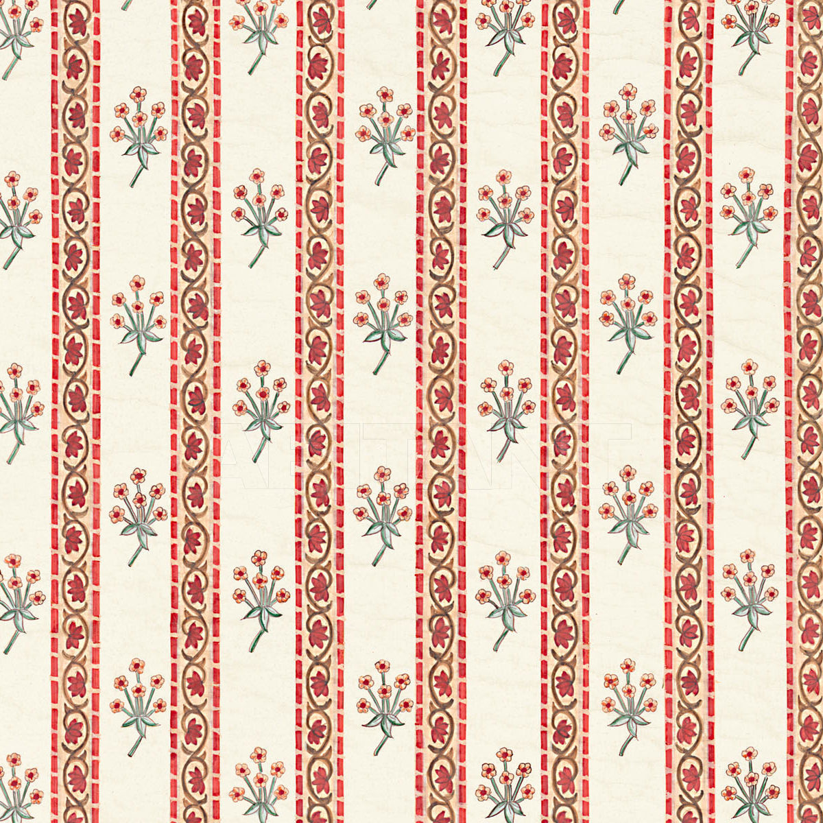 Купить Бумажные обои Iksel  Repeat designs Bouquet Stripe