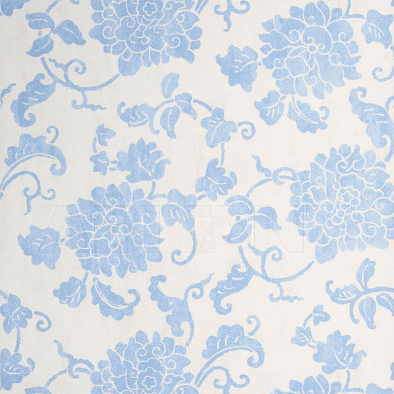 Купить Бумажные обои Stroheim BLUE & WHITE WALLCOVERINGS Mickayla Blue